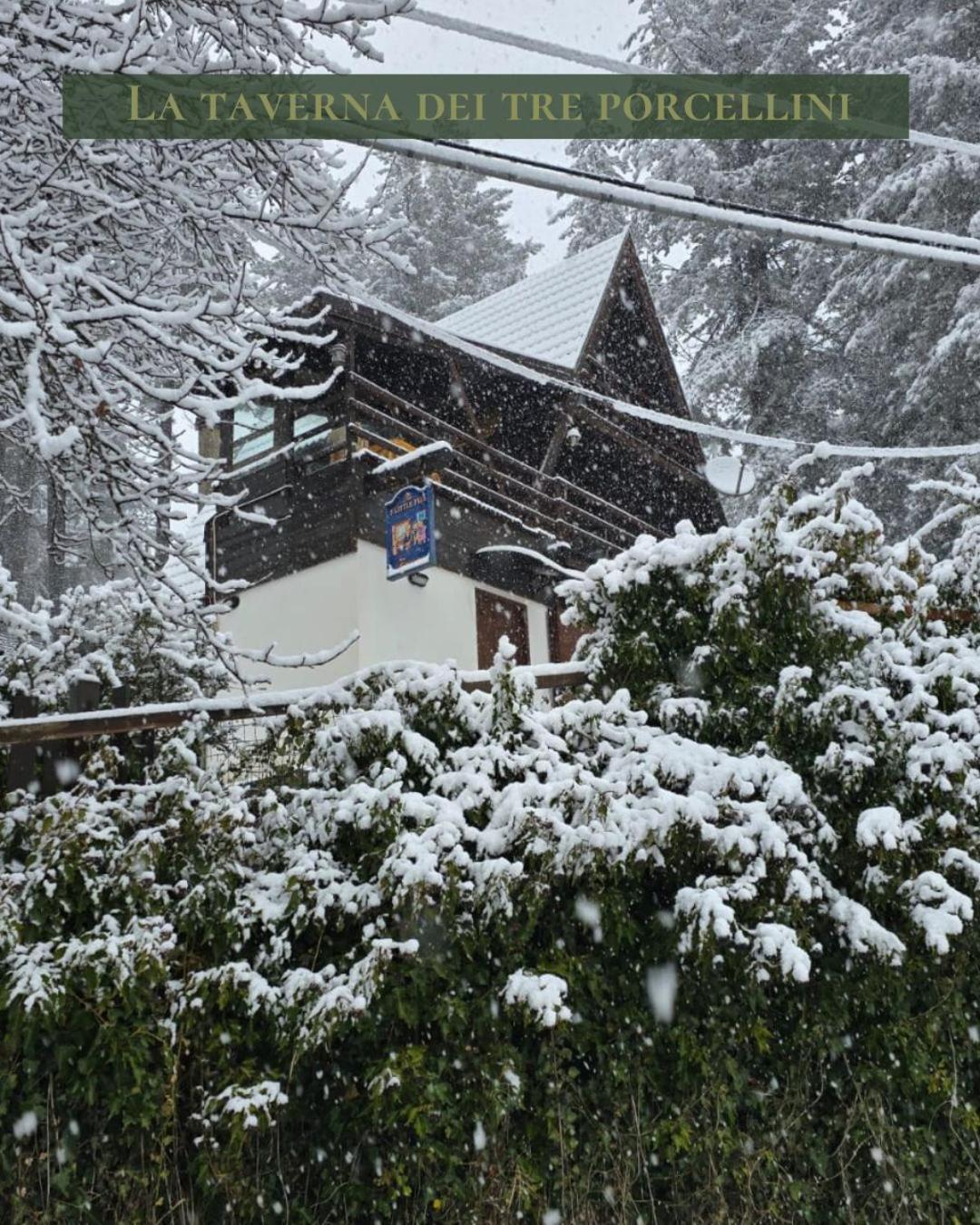 Chalet Natura La Taverna Dei 3 Porcellini Cavaliere  Zewnętrze zdjęcie